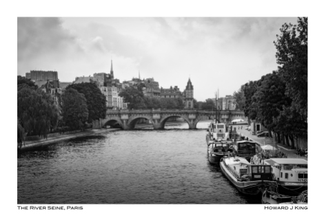 Siene River, Paris, France. Howard J King 2013