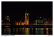 Image of Westminster Palace taken from the Thames Clipper Pier near the London Eye. Christmas, 2015 Howard J King